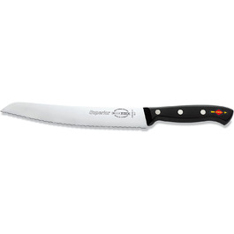 ТОЛСТЙ хлебнй нож, пильнй нож, Улучшеннй (нож с лезвием 21 см, сталь X55CrMo14, нержавеющая сталь, 56 HRC) 84039212, чернй хлебнй нож 21 см