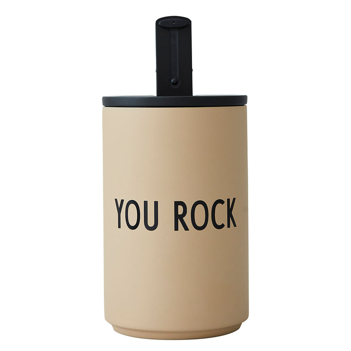 Термокружка "You Rock" 0,35 л Beige Design Letters