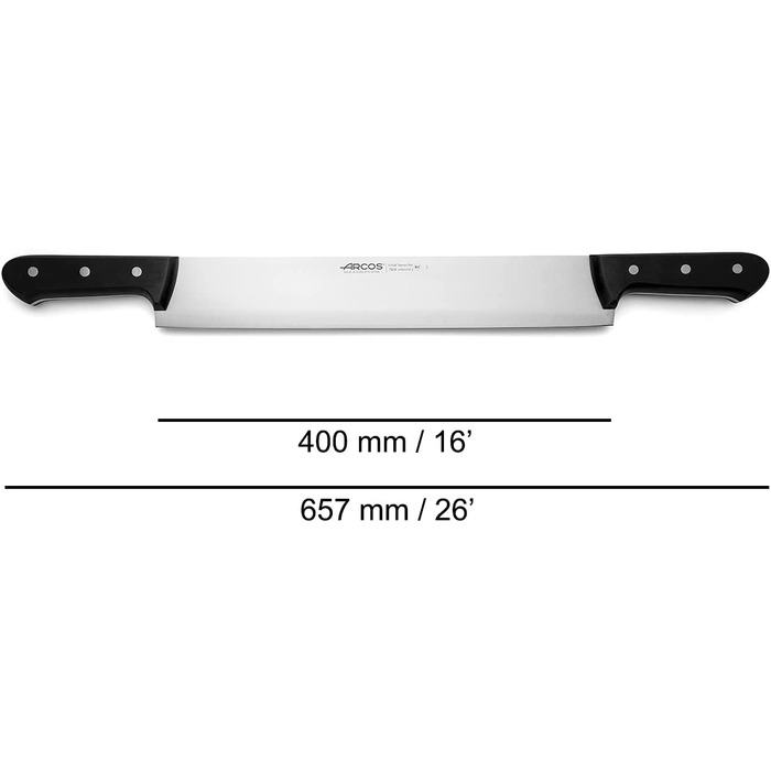 Нож для сыра с двумя ручками 40 см Universal Arcos