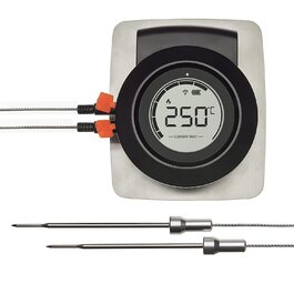 Беспроводной умный термометр для мяса TFA Dostmann 14.1513 с датчиками температуры, черный