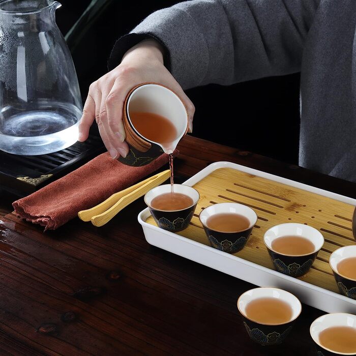 Чайный сервиз в китайском стиле 10 предметов Kung Fu Fanquare