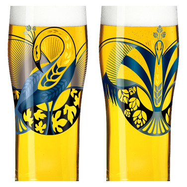 Набор бокалов для пива 0,630 л, 2 предмета "Petra Mohr" Brauchzeit Ritzenhoff