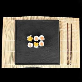 Набор тарелок для суши 26 см, 4 предмета, чёрный Holst Porzellan