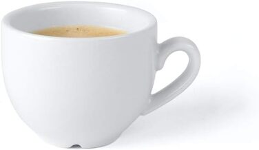 Набор кофейных чашек 100 мл, 6 предметов, белый Holst Porzellan