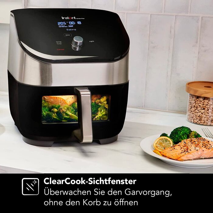 Фритюрница Instant Vortex Plus ClearCook / 5,7 л / 6 в 1 / 1700 Вт