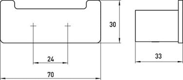 Набор аксессуаров для ванной комнаты 3 предмета Emco LOFT