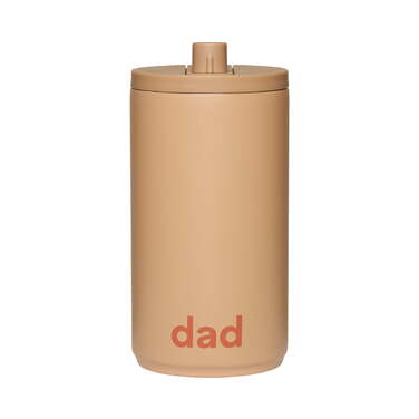 Бутылка для воды "Dad" 0,35 л  Beige Design Letters