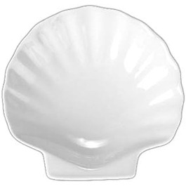 Набор тарелок "Ракушка" 12 см, 6 предметов, белый Holst Porzellan