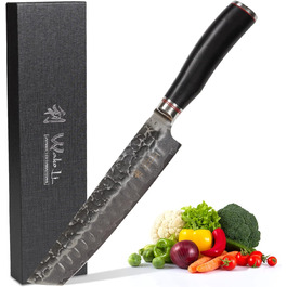 Профессиональный поварской нож для мяса из дамасской стали 20 см Wakoli Ebo Hamokiri