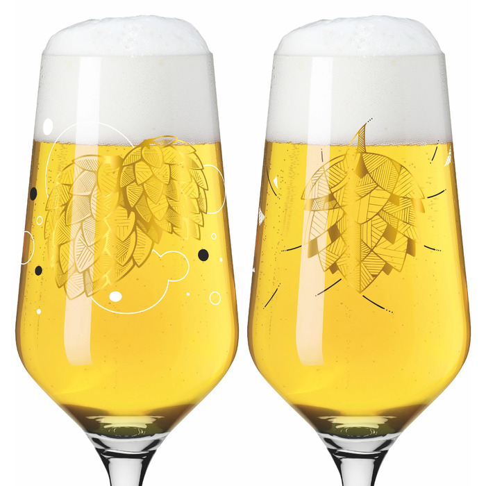Набор бокалов для пива 0,370 л, 2 предмета "Andreas Preis" Brauchzeit Ritzenhoff