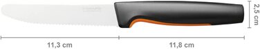 Набор Fiskars Bamboo Design 5 ножей из нержавеющей стали, с подставкой из бамбука