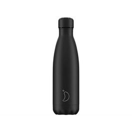 Вакуумная бутылка для воды 0,5 л, черная Monochrome All Black CHILLY'S
