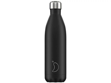 Вакуумная бутылка для воды 0,75 л, черная Monochrome Black CHILLY'S