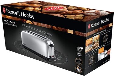 Тостер 1000 Вт с насадкой для булочек Russell Hobbs Victory