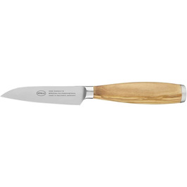 Нож для очистки овощей RSLE Artesano, всококачественнй кухоннй нож для измельчения фруктов и овощей, изготовлен в Золингене, лезвие изготовлено из специальной стали, оливкового дерева