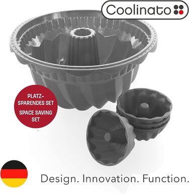 Набор силиконовых форм для выпечки 5 предметов Coolinato