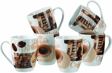 Набор кофейных чашек 12 предметов Latte Macchiato Series MÄSER