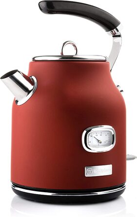 Электрический чайник Westinghouse Lighting / 2200 Вт / 1.7 л / с индикатором температуры и уровня воды / красный