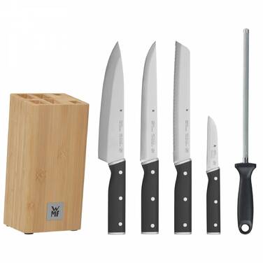 Набор кухонных ножей на подставке 6 предметов Sequence WMF