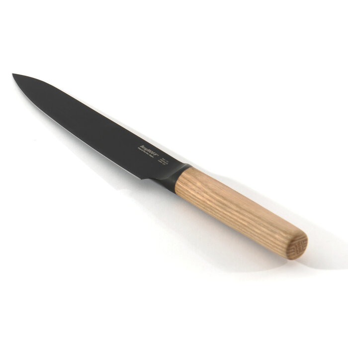 Нож для мяса 19 см черный/дерево Ron Berghoff