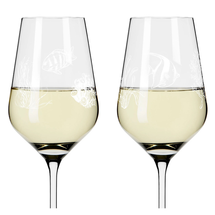 Набор бокалов для белого вина 0,380 л, 2 предмета 'Romi Bohnenberg' Oceanside Ritzenhoff