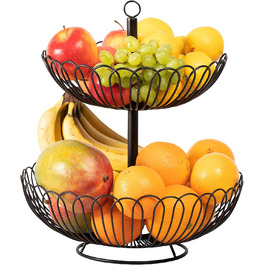 2 - ярусная корзинка для фруктов 30 см Chefarone