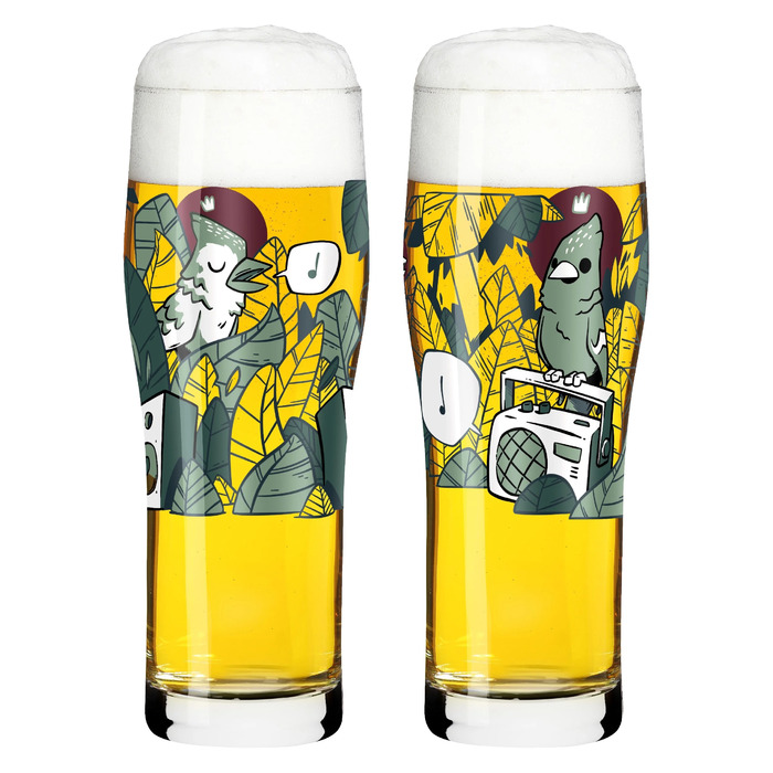 Набор бокалов для пива 0,630 л, 2 предмета "Hatch" Brauchzeit Ritzenhoff
