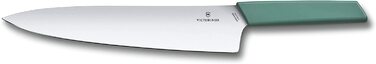 Нож для разделки мяса Victorinox Swiss Modern из нержавеющей стали, 25 см, аквамаринового цвета
