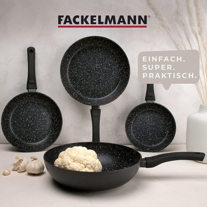 Вок-сковорода 28 см Marble Fackelmann