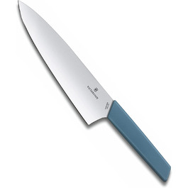 Нож для разделки мяса Victorinox Swiss Modern из нержавеющей стали, 20 см, синий
