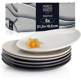  Набор универсальных тарелок Moritz & Moritz Swing на 6 персон