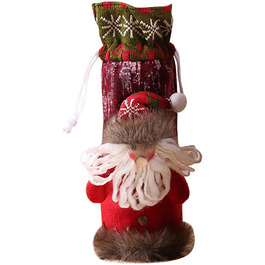 Украшение новогоднее для бутылки «Дед Мороз» 30 х 13 см Petalum