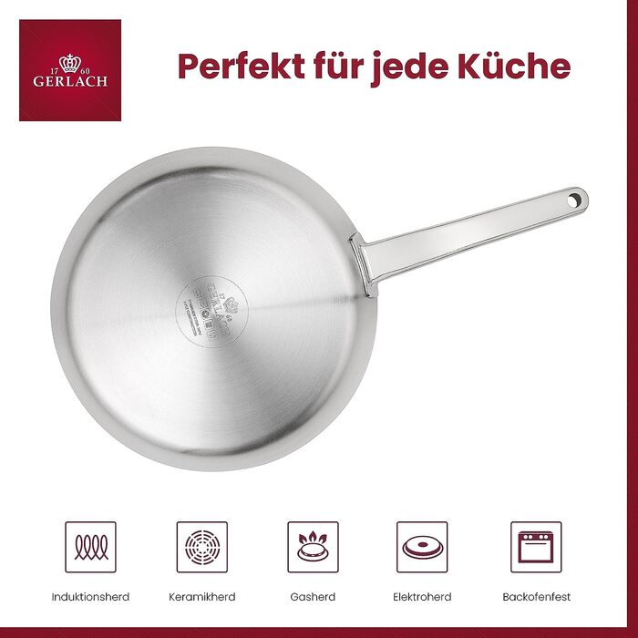 Сковорода 24 см Prestige Gerlach
