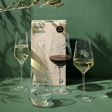 Набор бокалов для шампанского 0,250 л, 2 предмета Romi Bohnenberg' Organix Ritzenhoff