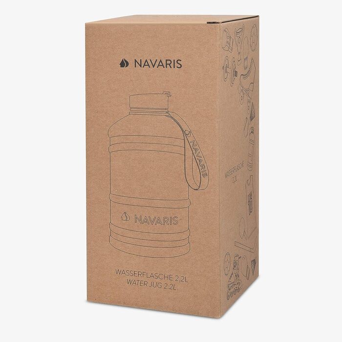 Бутылка для спортзала 2,2 л Navaris