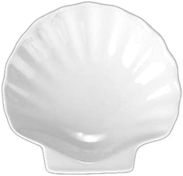 Набор тарелок "Ракушка" 12 см, 6 предметов, белый Holst Porzellan