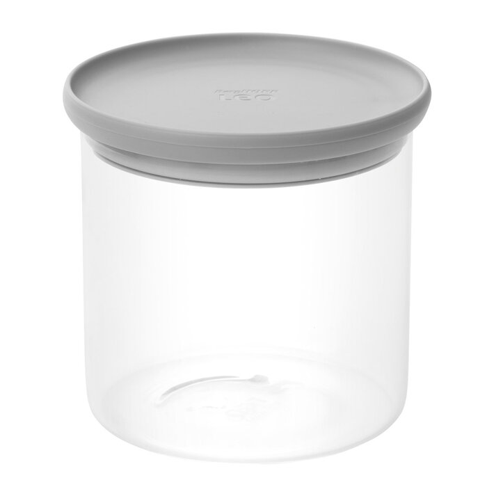 Контейнер для хранения продуктов стеклянный с мерной ложкой 1 л Leo Berghoff