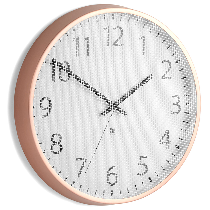 Часы настенные perftime медь Umbra