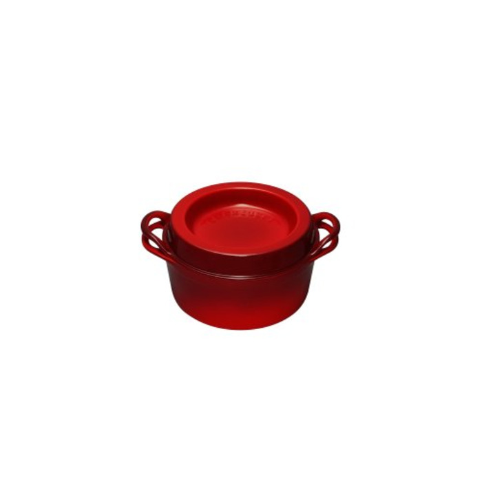 Кастрюля / жаровня 24 см, бордовый Le Creuset