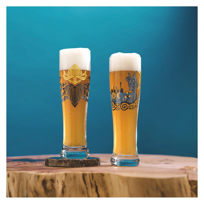 Набор бокалов для пшеничного пива 0,640 л, 2 предмета "Jakub Vaniš" Brauchzeit Ritzenhoff