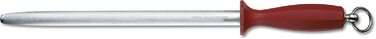 Точилка для ножей Victorinox 7.8623 из нержавеющей стали, рукоять из нейлона красного цвета, 30 см