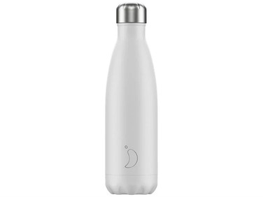 Вакуумная бутылка для воды 0,5 л, белая Monochrome White CHILLY'S
