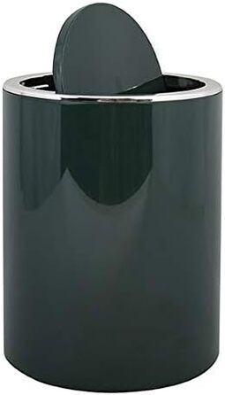 Мусорное ведро для ванной комнаты 6 литров, 18,5 x 26 см , темно-зеленый MSV