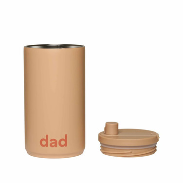 Бутылка для воды "Dad" 0,35 л  Beige Design Letters