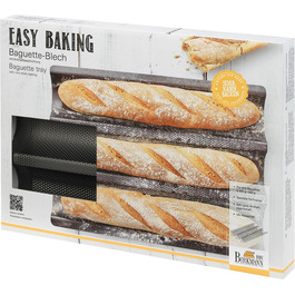 Противень для выпечки багета, 38,5 x 28 x 4 см, Easy Baking RBV Birkmann