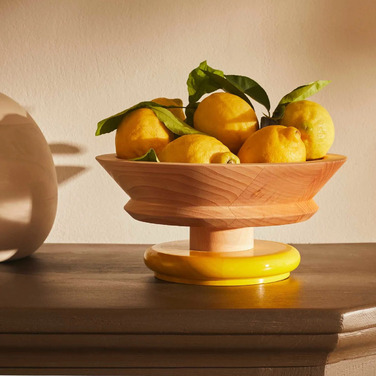Чаша для фруктов 30х14 см, желтая Alessi