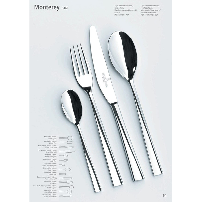 Набор ножей для рыбы Picard & Wielpütz MONTEREY, 24 предмета