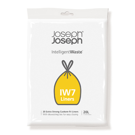 Пакеты для мусора IW7 20 л черные 20 шт Totem Compact Joseph Joseph