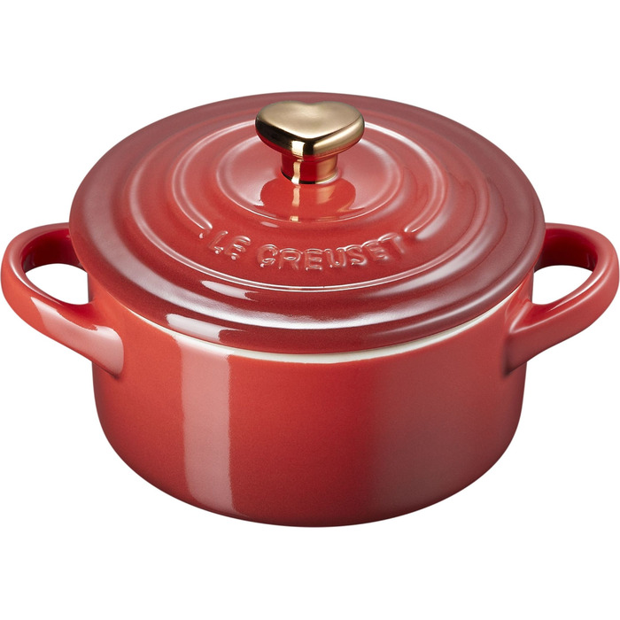 Кокотница 10 см/0,25 л Cerise Heart Le Creuset