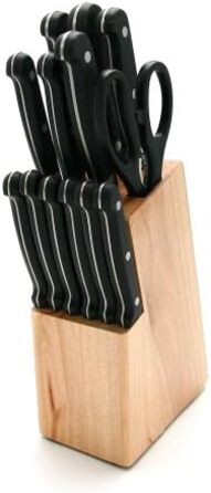 Набор ножей с деревянной подставкой 14 предметов GRÄWE